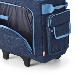 Prym Sewing Machine Trolley Denim,  Measures approx 44 x 36 x 22cm