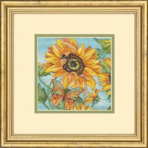 Dimensions SUNFLOWER GARDEN Counted Cross Stitch Kit, 70-65228 Petites