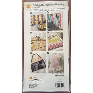 EZ Quilting I Taught Myself To Quilt w/Mini Tools Hexagons & Triangle #882238A