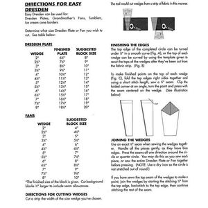 Easy Dresden Set, (Ruler & Creaser), by EZ Quilting (882700)
