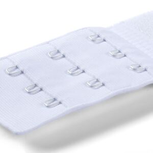 Bra Extender, 3x3 Hook, 50mm, White by Prym