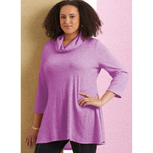 Women’s Knit Tops Sizes 20W-28W, Butterick Sewing Pattern 6962w2