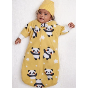 Infants' Bunting, Jumpsuit, Shirt, Diaper Cover, Hat, Bib, Mittens, Booties & Blanket, Butterick Sewing Pattern 6968A