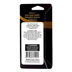 Klasse Large Handle Embroidery Scissors 105mm, (4 1/4") BK4504