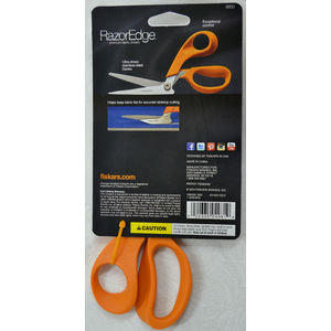 Fiskars Razor Edge Fabric Shears, Accurate 8" Tabletop Fabric Cutting Scissors