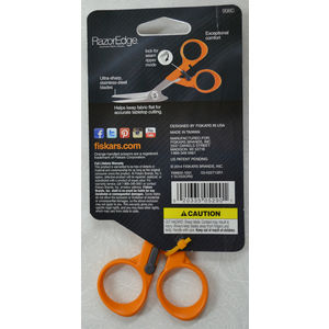 Fiskars Razor Edge Fabric Shears, Accurate 5" Fabric Cutting Scissors / Seam Ripper