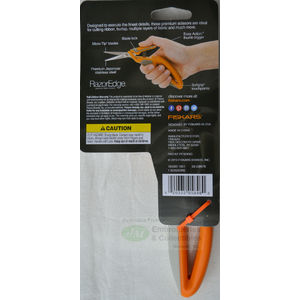 Fiskars Total Control Scissors, Razor Sharp, Spring Action, Microtip 45mm Blades