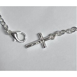 Rosary Bracelet Coloured Crosses 7mm Beads BRL20