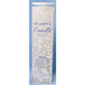 Christening Day Candle, Adult, On Your Christening Day, 50mm Diameter 200mm High
