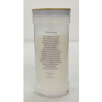 Holy Family Devotional Candle, Approx 70 Hours Burn Time, 60 x 140mm