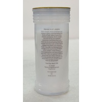 Saint Joseph Devotional Candle, 70 Hour, 60 x 140mm, Prayer To St Joseph