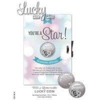 You're A Star (Someone Special), Card & Lucky Coin, 115 x 170mm, Luck Coin 35mm