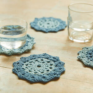 The Mandala Coasters Crochet Kit, DMC Mindful Making CR100K