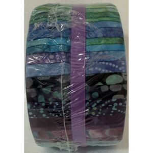 Batik Australia NORTHERN DELIGHTS Colour Wheel Roll, 40 x 2 1/2" Strips