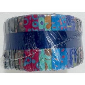 Batik Australia SHADES OF GREY Colour Wheel Jelly Roll, 40 x 2 1/2" Strips
