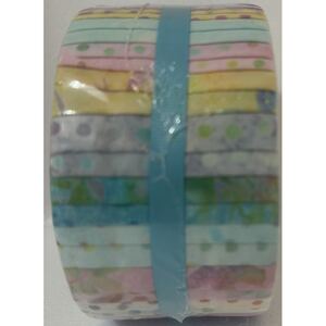Batik Australia WHIMSICAL Colour Wheel Roll, 40 x 2 1/2" Strips
