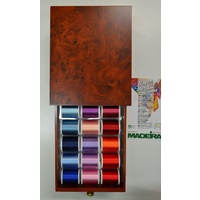MINI TREASURE CHEST 8111 - Rayon 1000m x 30 Spools in Great Chest of Drawers