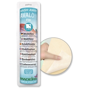Madeira Avalon Fix Washaway Stabilizer 24cm x 1m Roll, Ideal For Lace