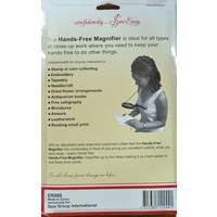 Sew Easy Hands Free 1.5x (4.25x Spot) Magnifier, 105mm Lens, Essential For Craft
