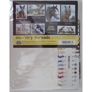 Country Threads CRIMSON ROSELLAS Cross Stitch Kit 26 x 34cm 14ct Aida #FJ-1025