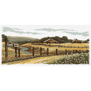 Bush Telegraph Cross Stitch Chart by Country Threads FJP-1027-38