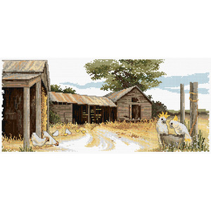 Barn-Yards Counted Cross Stitch Chart by Country Threads FJP1034-52