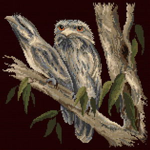Australian Birds-2 Cross Stitch Chart by Country Threads (Kookaburra Gum Blossoms & Tawny Frogmouth)