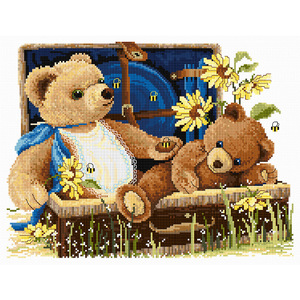 Teddy Bears Counted Cross Stitch Charts by Country Threads FJP-3005-06