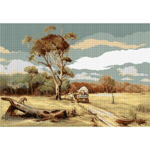 Australian Classics-1 Counted Cross Stitch by Country Threads FJ-4004/07 - 16ct Aida, Chart & Threads