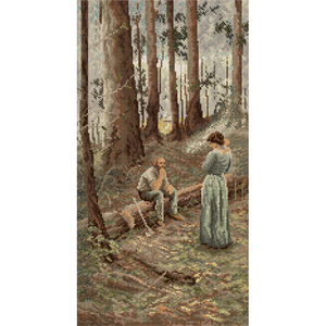 The Pioneer Counted Cross Stitch Chart by Country Threads FJP-4009