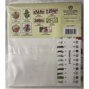 DMC Cooktown Orchid Cross Stitch Kit 35 x 13cm 16ct Aida, Helene Wild HW005