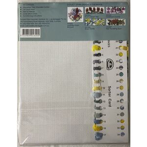 DMC SILVER WATTLE Cross Stitch Kit 35 x 13cm 16ct Aida, Helene Wild HW006
