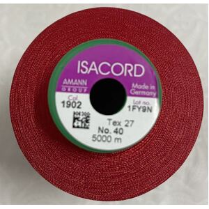 ISACORD 40 #1902 POINSETTIA, 5000m Universal Machine Embroidery Thread