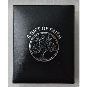 Sterling Silver MIRACULOUS Medal Pendant With Stones and Chain, Gift Boxed