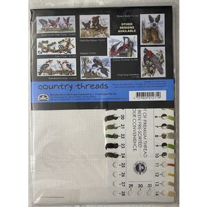 Country Threads TRUE FRIENDS Cross Stitch Kit 24 x 24cm 16ct Aida, JJ-108