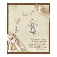 GUARDIAN ANGEL Birthstone Lapel Pin, Hat Pin, APRIL, Great Gift Item