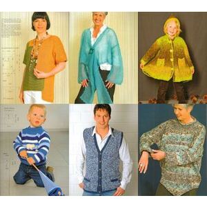 Knitting With The AddiExpress Kingsize BOOK 892-0, Includes 24 Patterns