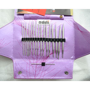Addi Addiclick Case, Circular Needles Assorted Pouch, Lace Long Mix