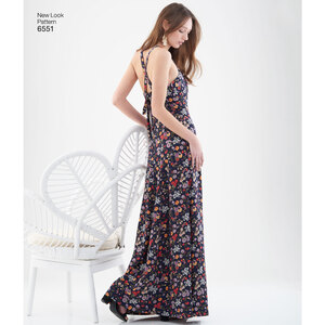 New Look Pattern 6551 Misses' Gowns