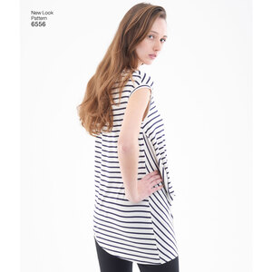 New Look Pattern 6556 Misses' Easy Knit Tops