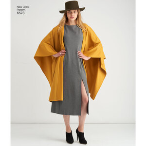 New Look Sewing Pattern 6573 Misses' Dress and Wrap