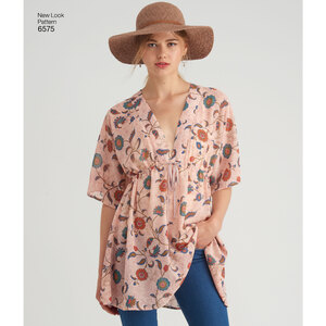 New Look Sewing Pattern 6575 Misses' Tunics