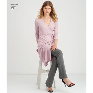 New Look Sewing Pattern 6581 Misses' Easy Knit Sportswear