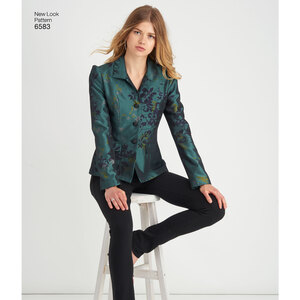 New Look Sewing Pattern 6583 Misses' Lined Jacket