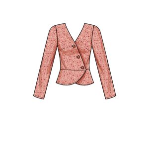 New Look Sewing Pattern N6700 Misses’ Tops