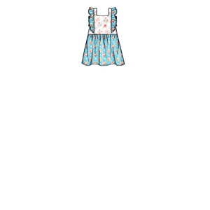 New Look Sewing Pattern N6738 Babies' Rompers and Dress