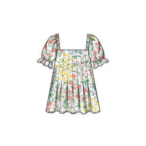 New Look Sewing Pattern N6754 Misses’ Top With Sleeve Variations
