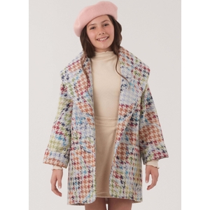 Girls’ Lined Coats Sizes 7-14, New Look Sewing Pattern 6819