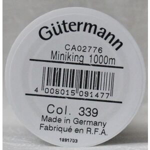 Gutermann Miniking #339 NAVY, 1000m Universal Sewing / Overlocking Thread
