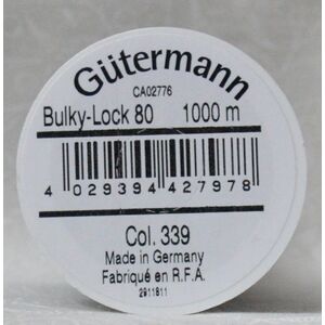 Gutermann Bulky-Lock No.80, 1000m Overlocking Thread Col 339 NAVY BLUE